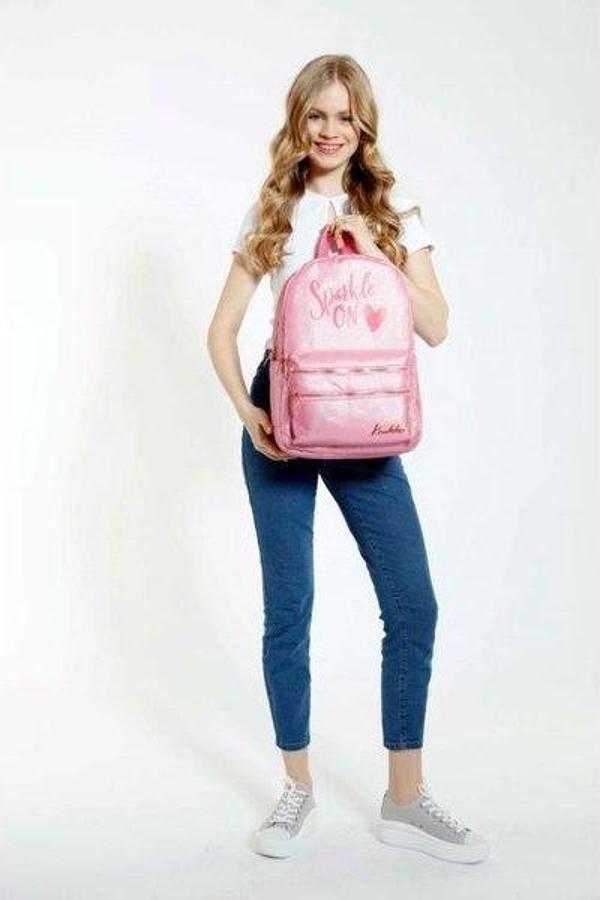 Kaukko Sparkle Sırt Çantası Pembe K1564  - Image 1