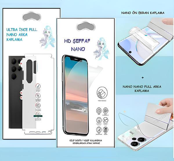 Casper Via A1 - NANO Ekran Koruyucu HD Şeffaf  + NANO Arka Kaplama SET Ultra İnce Esnek - Image 1