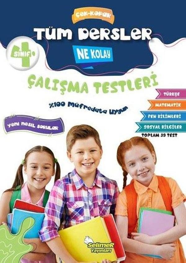 4. Sınıf Tüm Dersler Ne Kolay Çalışma Testleri - Selimer - Image 1