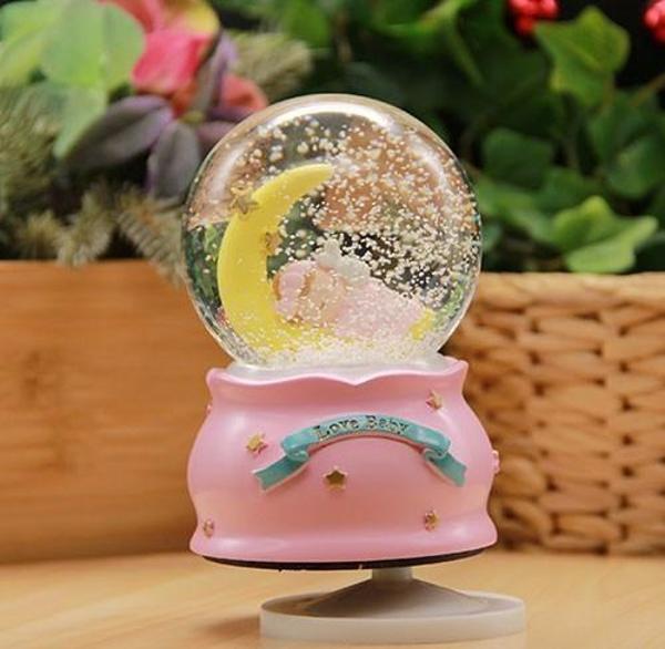 Hediyebiziz Baby Dream Cam Kurmalı Müzikli Kar Küresi - Image 1