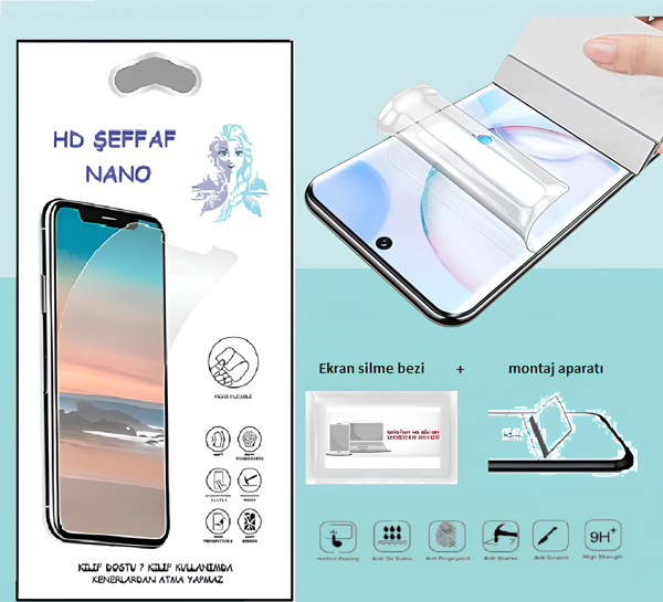 iPhone 11 PRO MAX Nano Ekran Koruyucu İnce Esnek Hd Şeffaf - Image 1