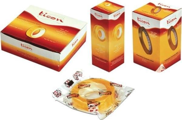 Ticon (12 Mm * 33 Metre) Yapışkanlı Bant 12'Li Kutu Şeffaf - Image 1
