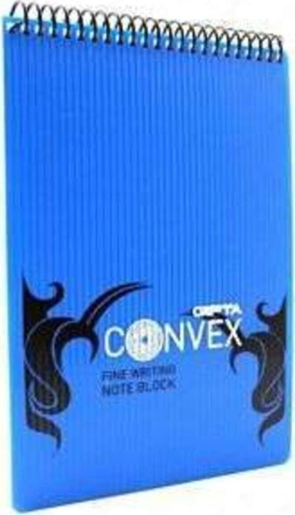 Gıpta Convex 100Yp Pp Kapak Bloknote Çizgili Karışık - Image 1