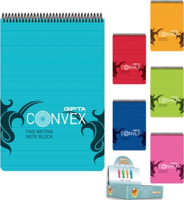 Gıpta Convex Bloknot A-4 Spiralli Pp Kapak 100 Yaprak Çizgili 3-1393000-2181 - Image 1
