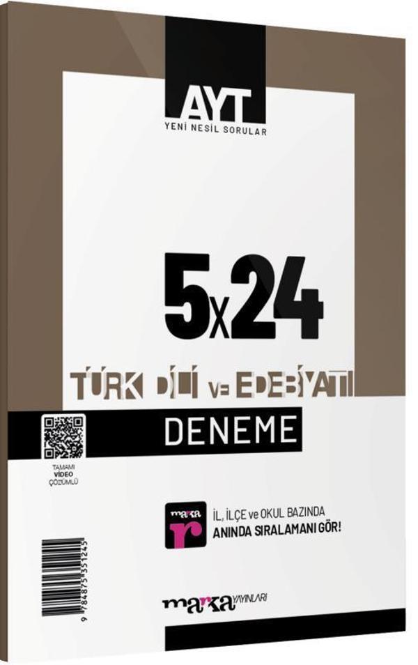 2025 AYT Türk Dili ve Edebiyatı 5 Deneme Tamamı Video Çözümlü - Marka Yayınları - Image 1