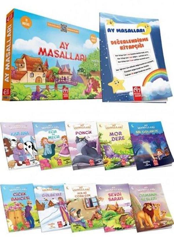 Ay Masalları Hikaye Serisi Seti - 10 Kitap Takım - Model Eğitim Yayınları - Image 1