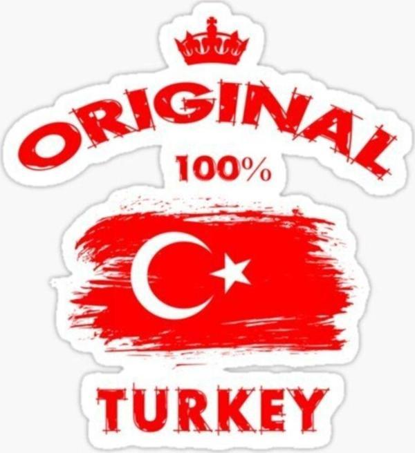 %100 Orjinal Turkey Sticker Yapıştırması Etiket 15cm - Image 1