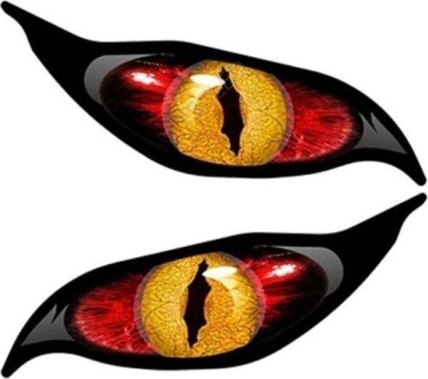 13x5cm Car Şekillendirici Sarı Kırmızı Sticker Yapıştırma - Image 1