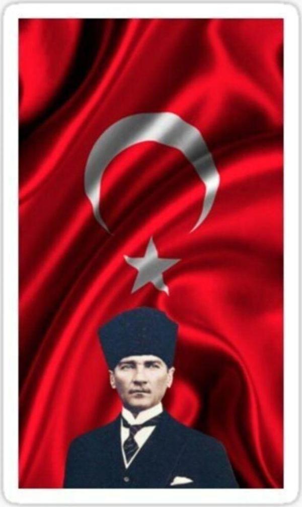 16 cm Gazi Mustafa Kemal Atatürk Araba Sticker Yapıştırma - Image 1