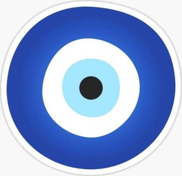 18 CM Nazar Boncuğu Sticker Duvar Etiket Araba Yapıştırma M1 - Image 1
