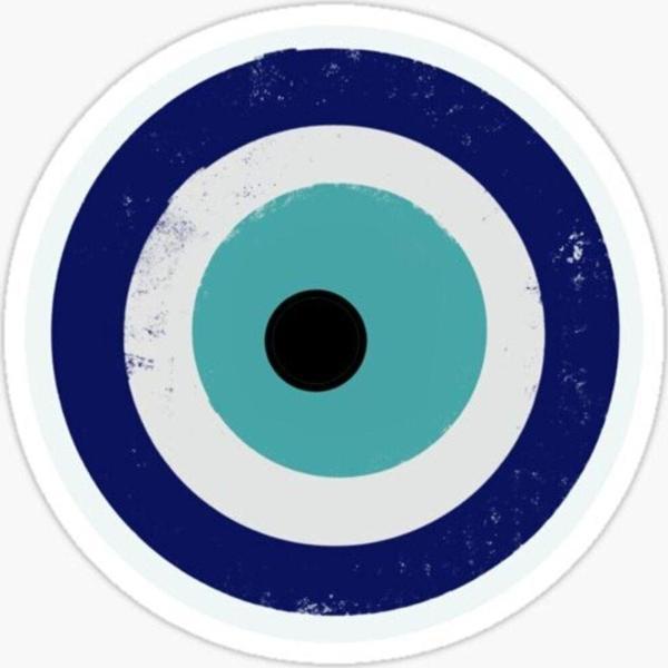 18 CM Nazar Boncuğu Sticker Duvar Etiket Araba Yapıştırma M12 - Image 1