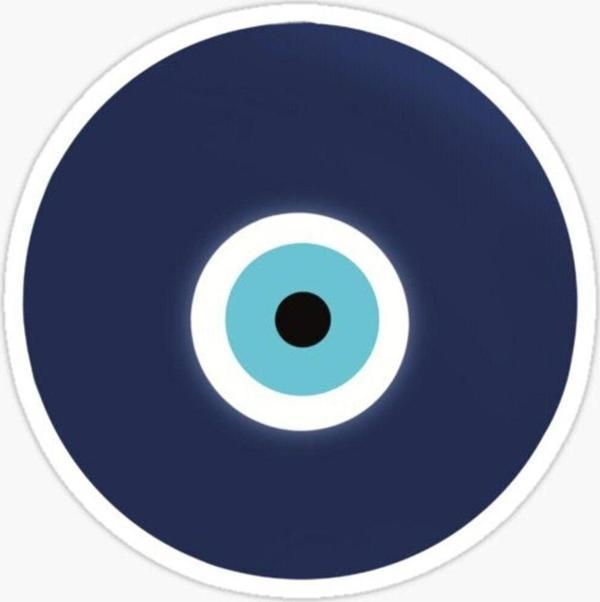 18cm Nazar Boncuğu Sticker Araba Duvar Yapıştırma Etiket Mf19 - Image 1