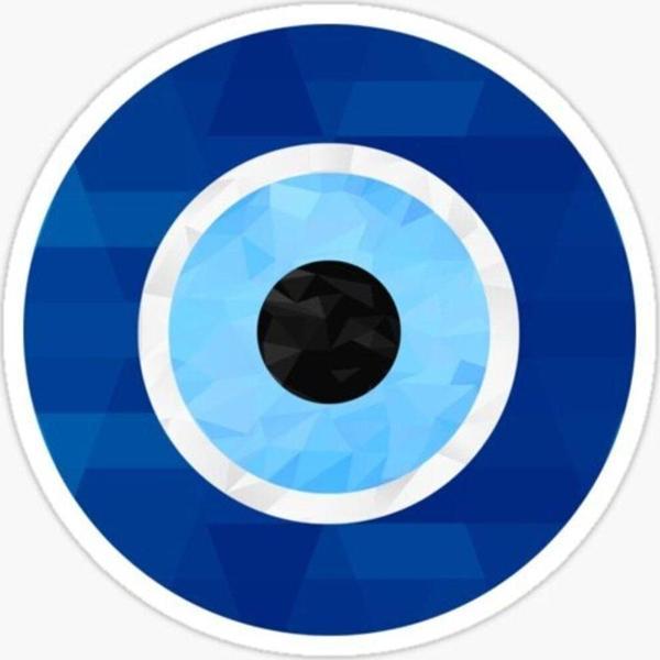 18cm Nazar Boncuğu Sticker Araba Duvar Yapıştırma Etiket Mf21 - Image 1