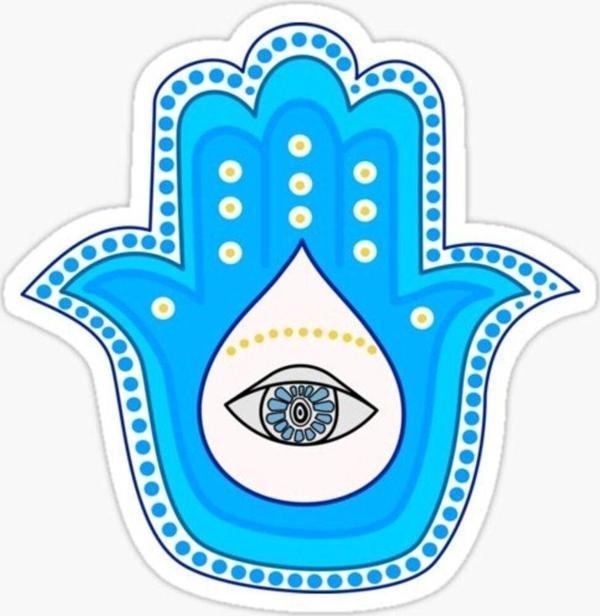 18cm Nazar Boncuğu Sticker Araba Duvar Yapıştırma Etiket Mf24 - Image 1