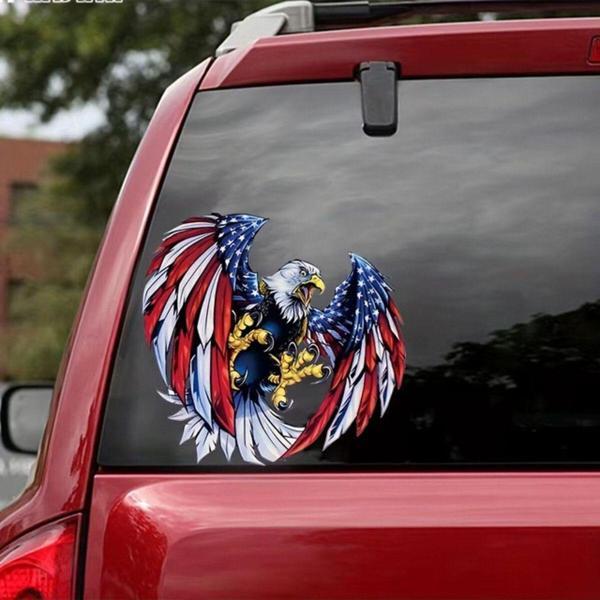 19 Cm Kartal Sticker Resmi Motorsiklet Araba İçin uygun 1 Adet - Image 1