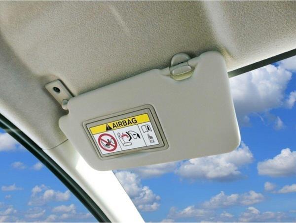 2adet 12 Cm Güneşlik Ayna Üstü Airbag Etiketi Yapıştırma - Image 1