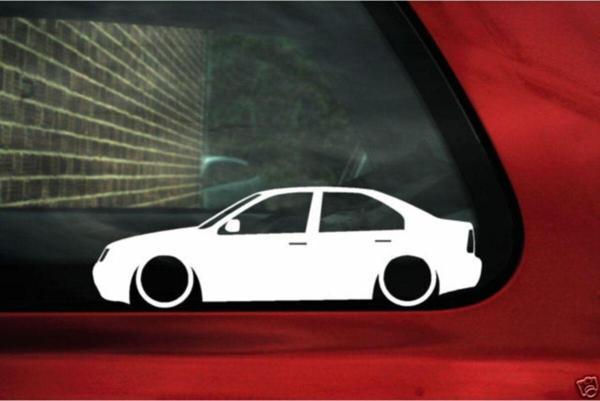 2 adet Volswagen Bora Sticker yapıştırma - Image 1