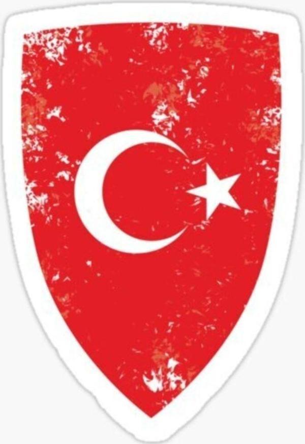 3 Türkiye Bayrak Sticker Oto Etiket Araba Yapıştırma 15cm - Image 1