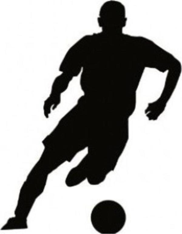 20cm Futbolcu Futbol Sticker Araba Stickerı Yapıştırma - Image 1