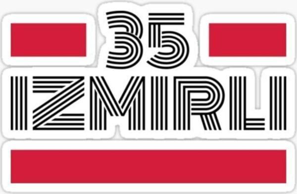 35 Izmirli Plaka Araba Sticker Yapıştırması - Image 1