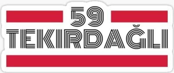 59 Tekirdağlı Plaka Araba Sticker Yapıştırması - Image 1
