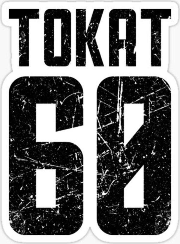 60 Tokat Sticker Yapıştırma Oto Etiket 17CM - Image 1
