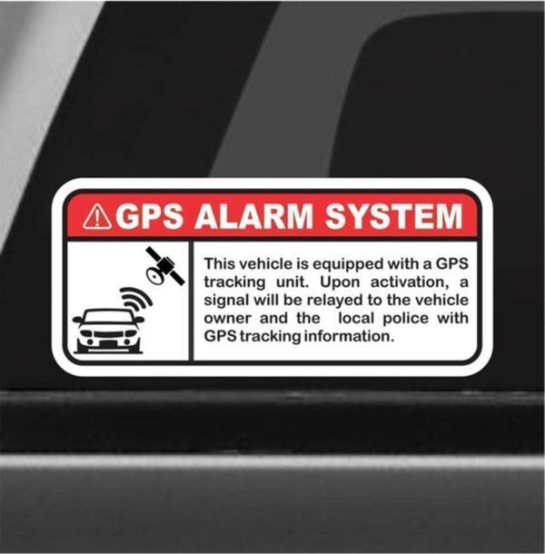 4 Adet Gps Tracing Takip Etiketi Uyarı Yapıştırması 10cm Md2 - Image 1