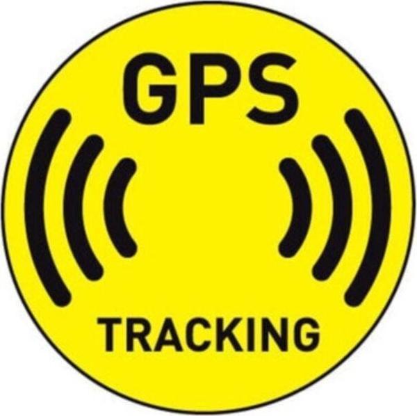 4 Adet Gps Tracing Takip Etiketi Uyarı Yapıştırması 10cm Md3 - Image 1