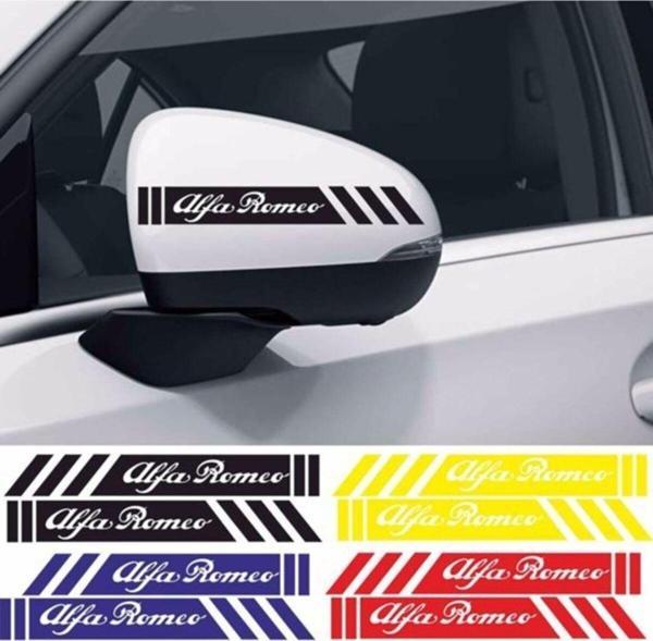 Alfa Romeo Ayna Sticker Etiket Şerit - Image 1