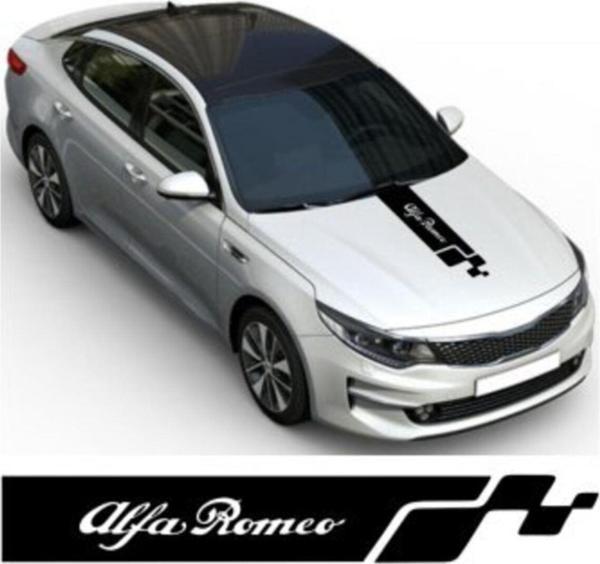 Alfa Romeo Kaput Oto Sticker Yapıştırma - Image 1