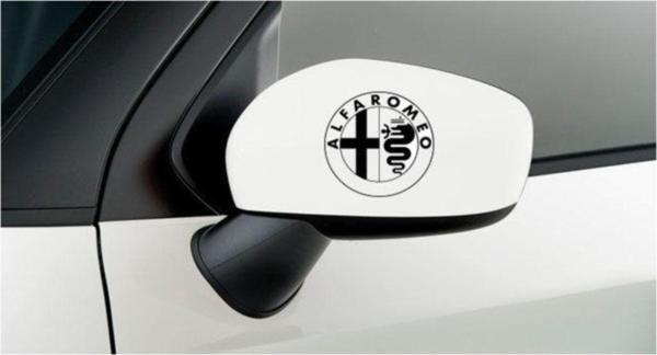 Alfa Romeo Oto Araba Yan Aynalar Için 2 Adet Sticker Set - Image 1