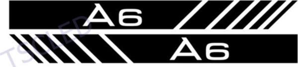 A6 Ayna Sticker Audi Oto Araba Sticker - Image 1
