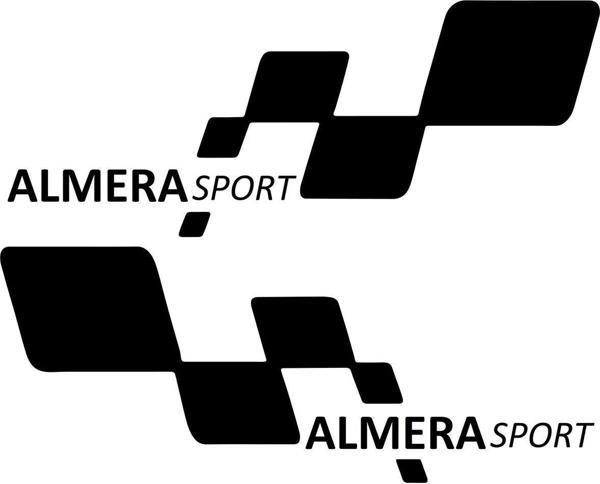 ALMERA sport Etiket Yapıştırma 30cmx11cm MMD149 - Image 1