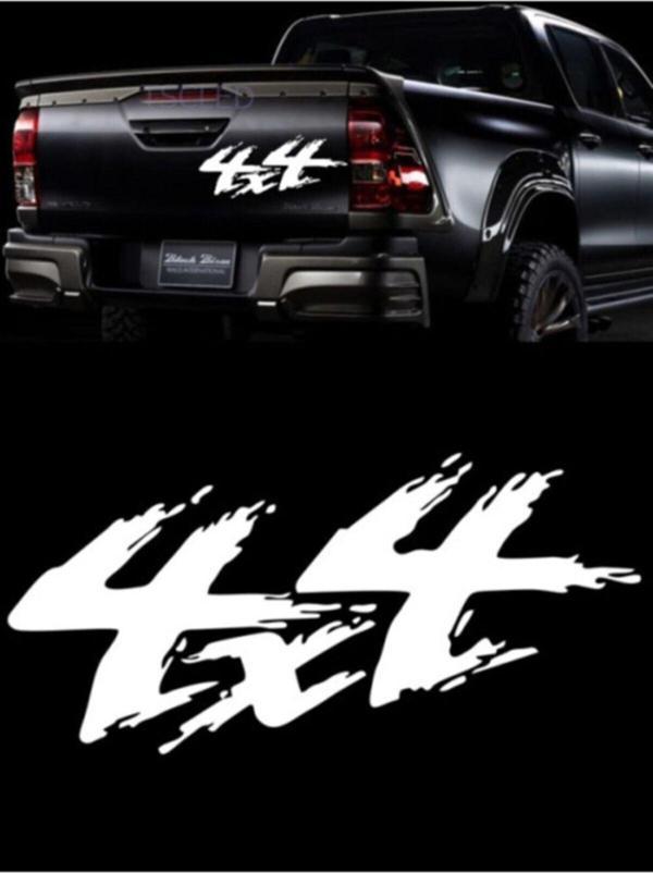 45 X 22 Cm Beyaz Renk, 4x4 Off Road Oto Sticker - Image 1