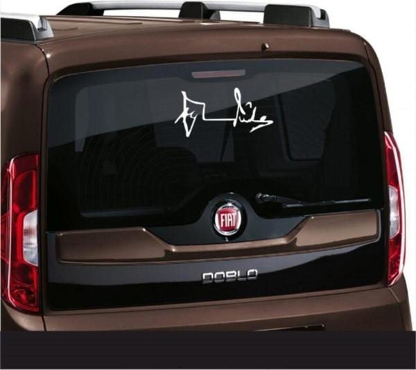 Alparslan Türkeş İmza Oto Sticker Yapıştırma Arka Cam - Image 1