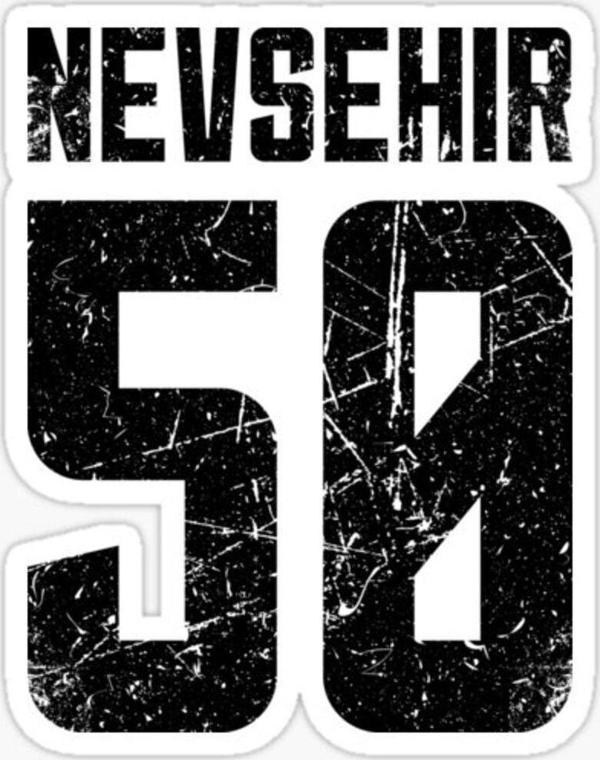 50 NEVŞEHİR Sticker Yapıştırma Oto Etiket 17cm - Image 1