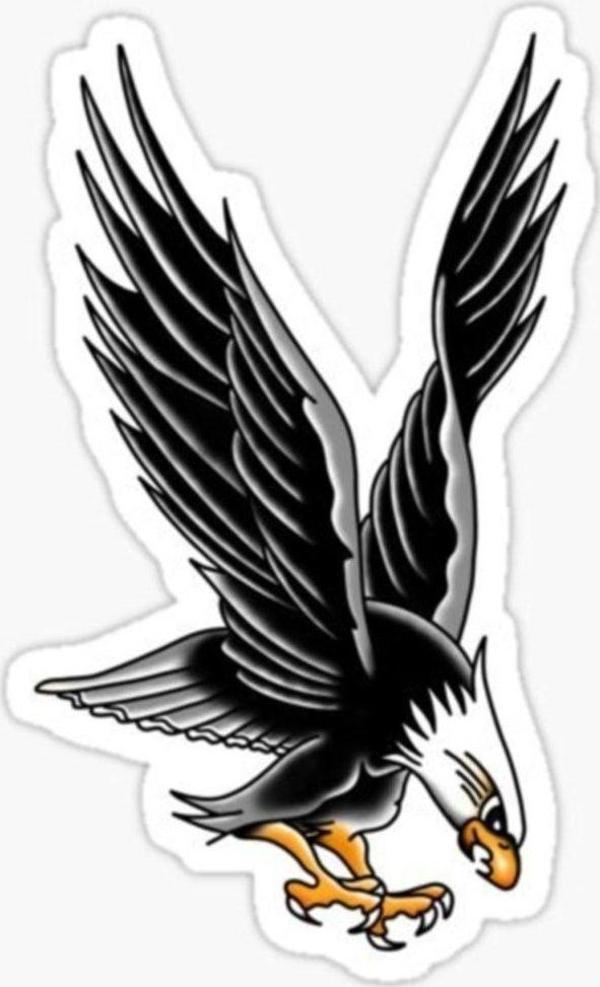 Araba Için Kartal Oto Sticker Yapıştırması Etiket 17cm Zz1 - Image 1