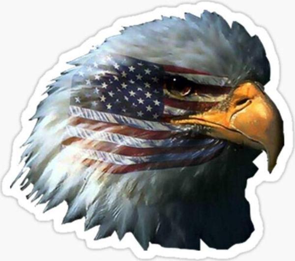 Araba Için Kartal Sticker Yapıştırması Etiket Amerikan Bant 17cm - Image 1