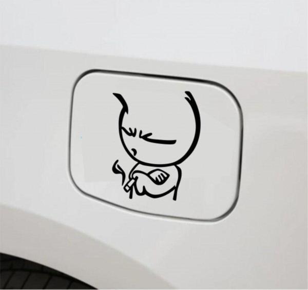 Araba Depo Kapağı Sticker Asi Çocuk Oto Sticker 2 Adet - Image 1