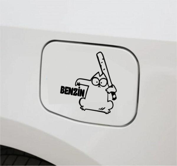 Araba Depo Kapağı Sticker benzin Oto Sticker 2 Adet - Image 1