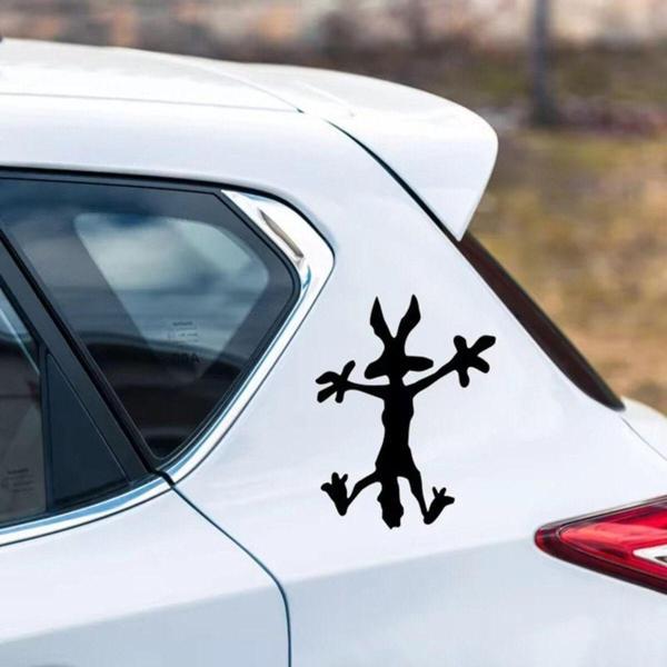 Araba komik Etiket Yapıştırma Siyah Renk 2 Adet 20 cm - Image 1