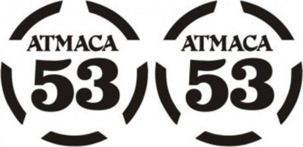 53 Rize Atmaca Sticker Araba Stickerı Yapıştırma - Image 1