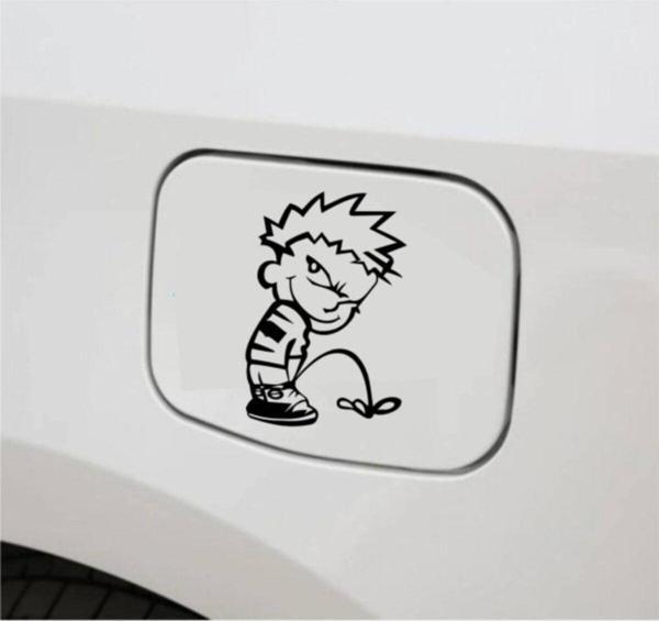 Araba Depo Kapağı Sticker yaramaz çocuk Oto Sticker 2 Adet - Image 1
