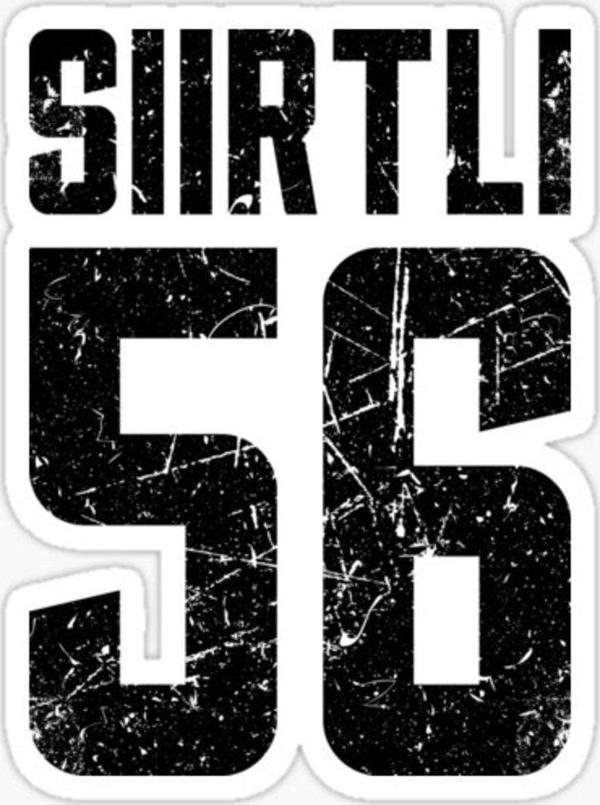 56 SİİRT Sticker Yapıştırma Oto Etiket 17cm - Image 1