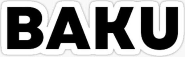 Azerbaijan Bakü 18 Cm Araba Arka Cam Sticker MD4 - Image 1
