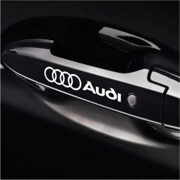 Audi 3 Araba Kapı Kolu Araç Sticker Yapıştırma 8 Adet - Image 1