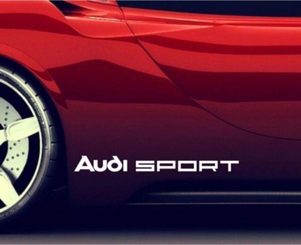 Audi A4 A6 TT Sport Araba Sticker Yapıştırma 2 ADET - Image 1