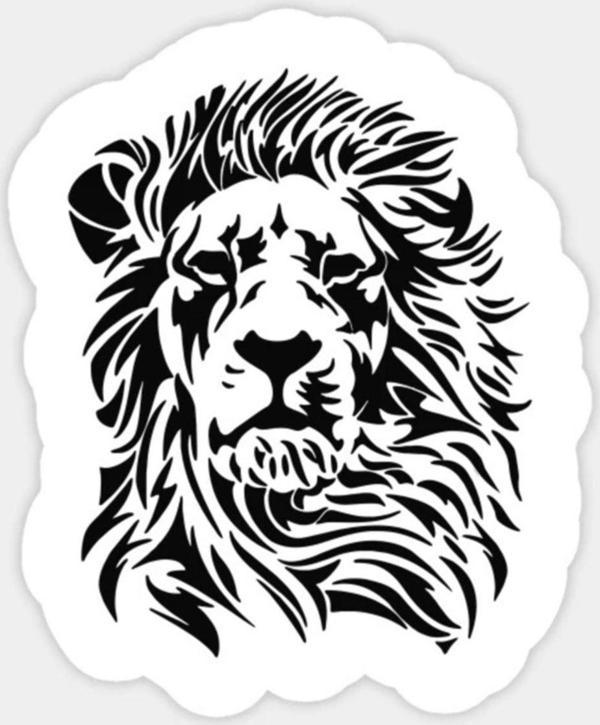 Aslan Aile Araba Oto Sticker Yapıştırma Etiket 17cm H2 - Image 1