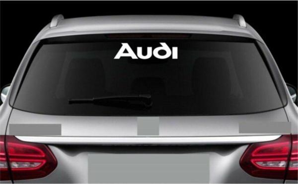 Audi Araba Arka Cam Sticker Yapıştırma - Image 1