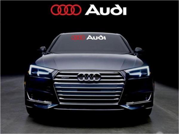 Audi Araba Sticker Ön Cam Yapıştırması Modifiye Etiket - Image 1